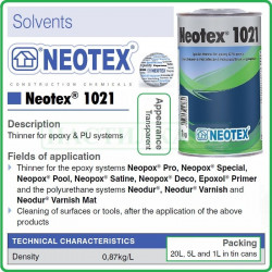 Neotex 1021  1кг  разтворител за епоксидни бои