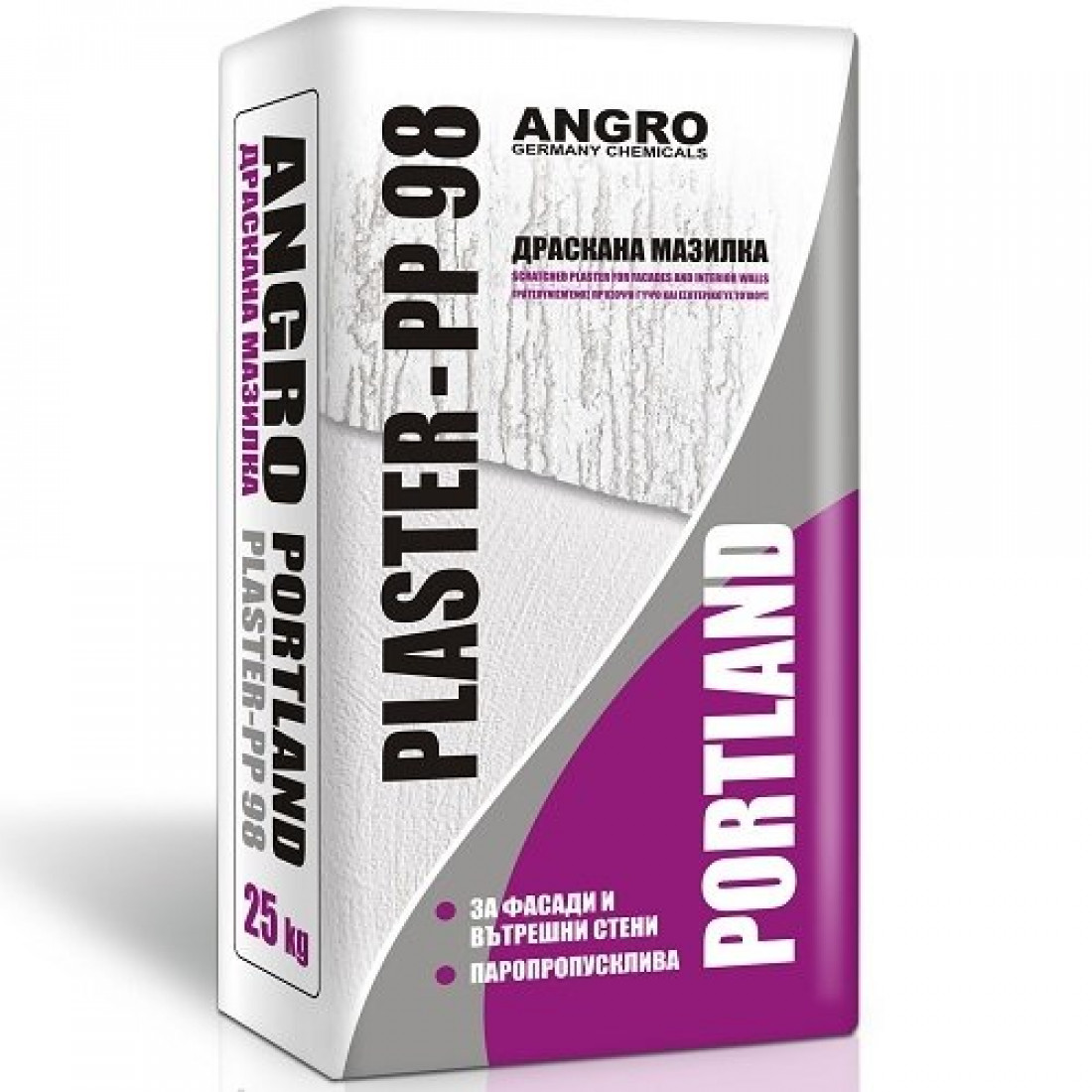 ДРАСКАНА МАЗИЛКА ПОРТЛАНД PLASTER - PP 98 25кг
